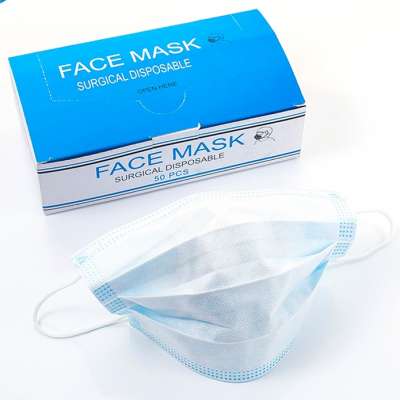 Medical Face Mask 3 Ply Nonwoven Disposable Surgical Face Mask